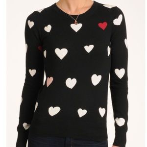 French Connection Heart print sweater